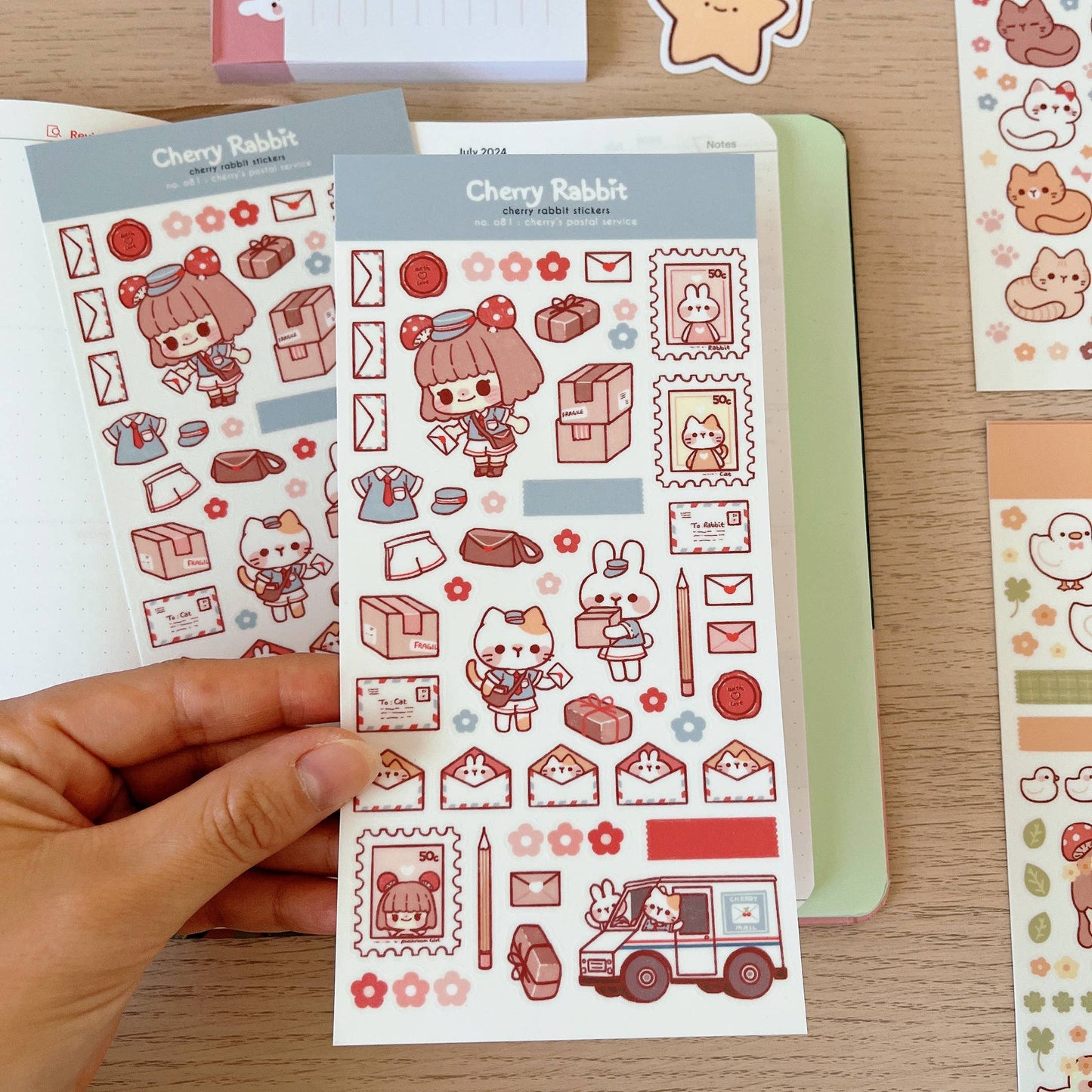 Cherry's Postal Service Sticker Sheet no.081