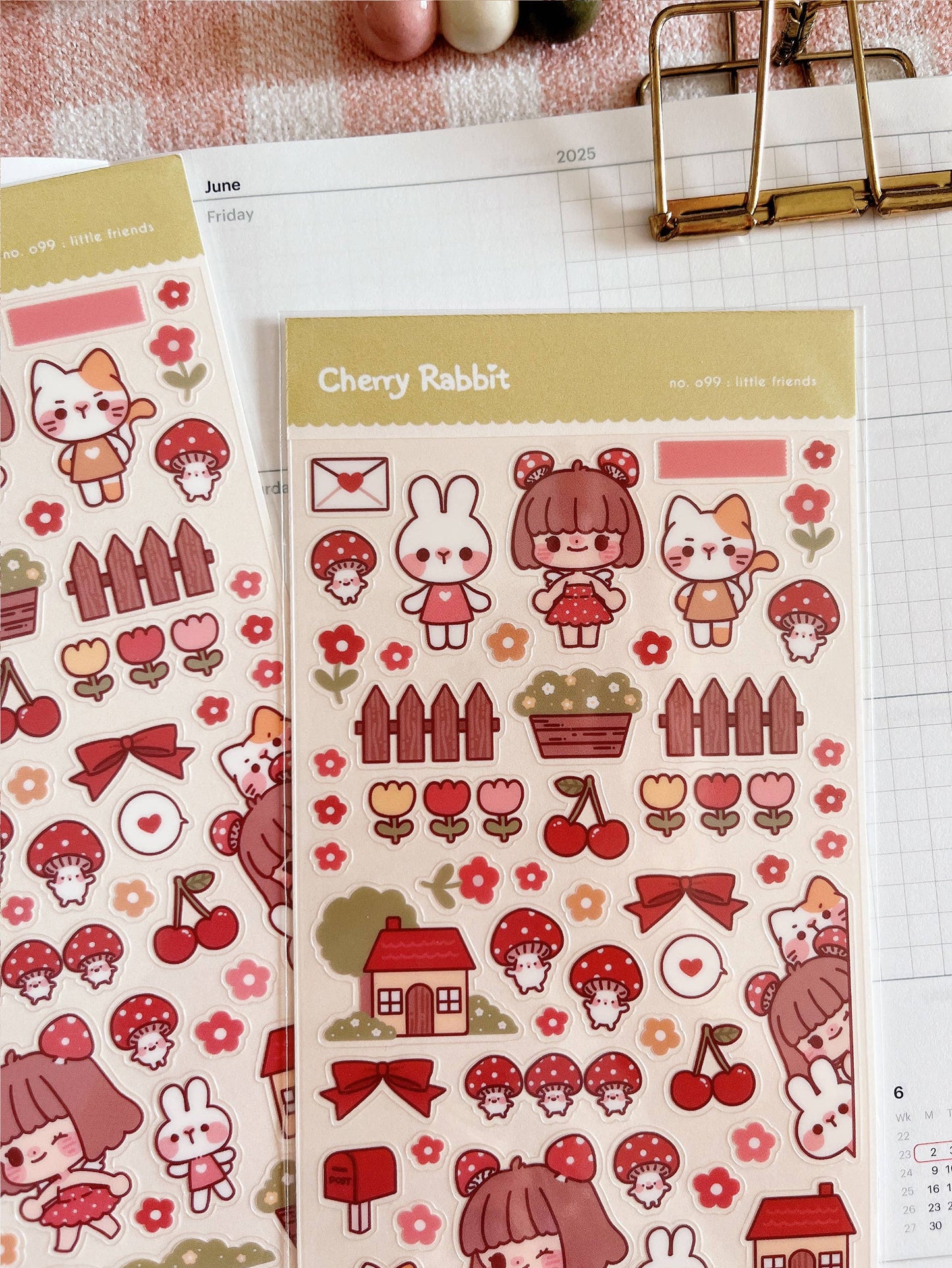 Little Friends Sticker Sheet no.099