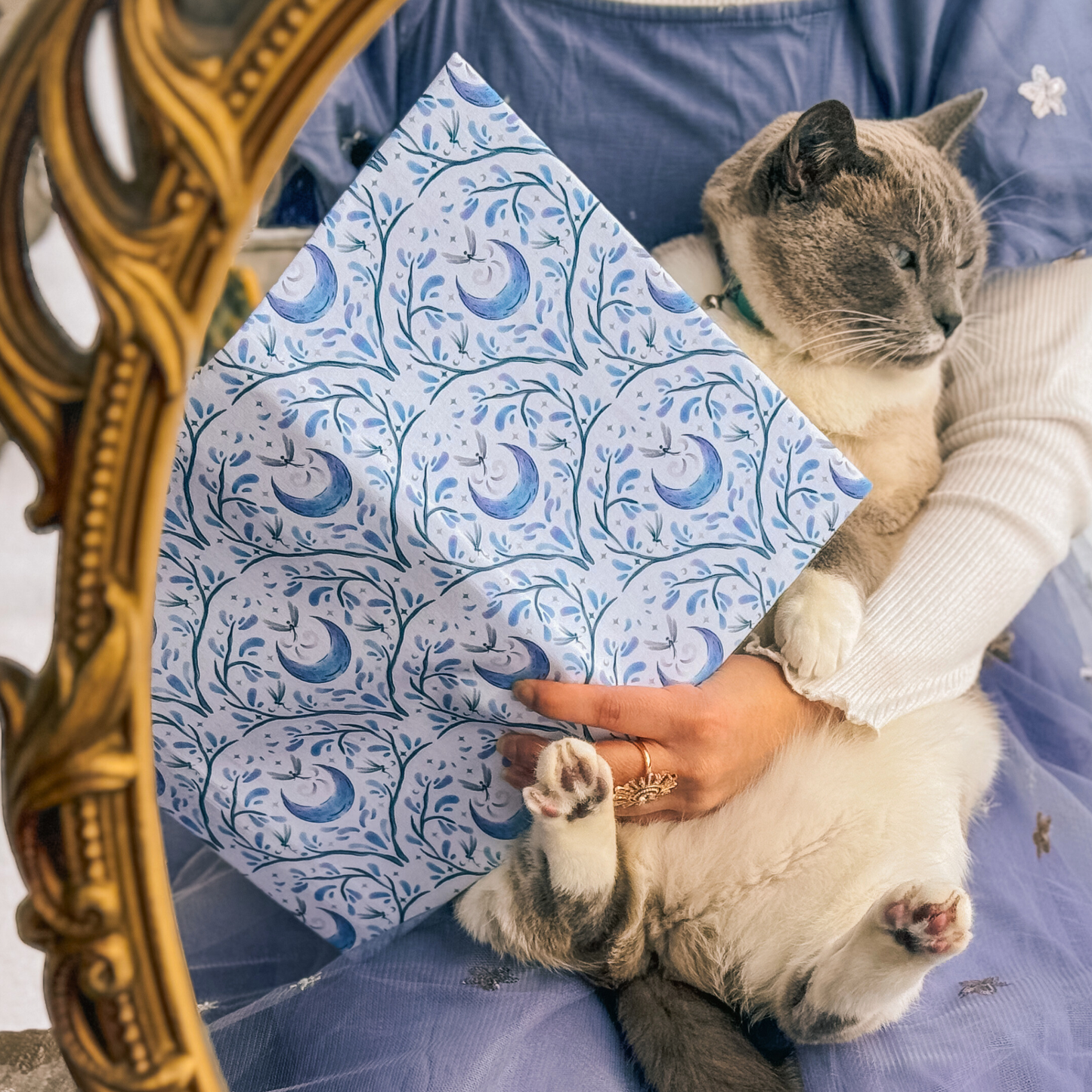Charlie and Fox - Fairytale fabric dust jacket: XS - 8" / 20cm