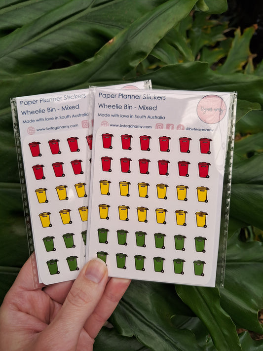 Bin Day - Paper Planner Stickers