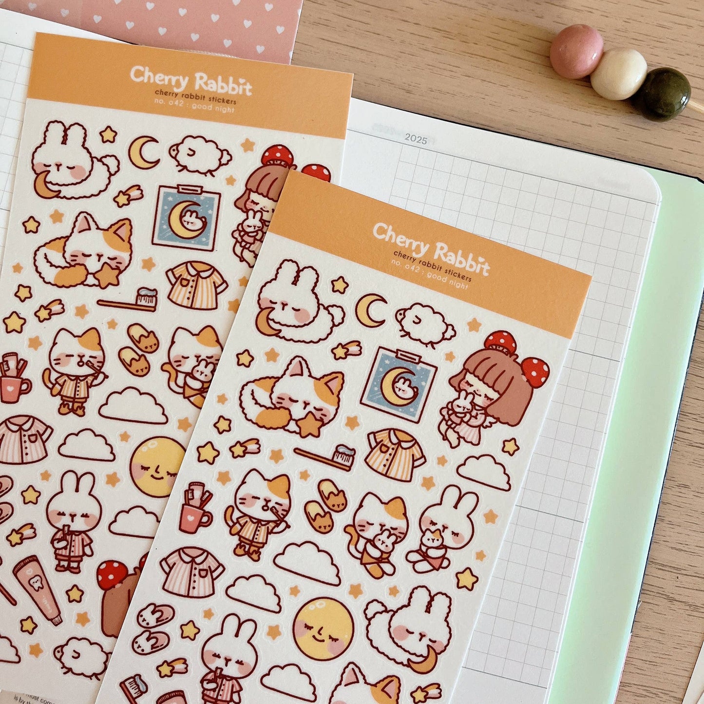 Good Night Sticker Sheet no.042