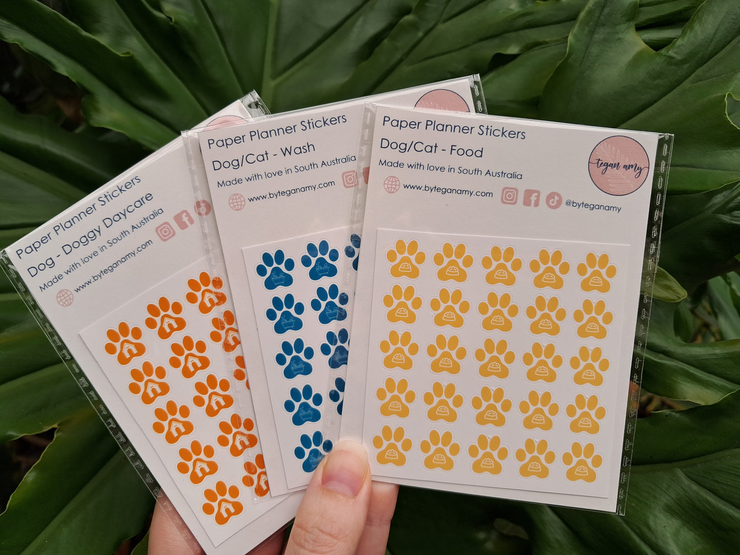 Paper Planner Stickers - Dog/Cat - Coloured