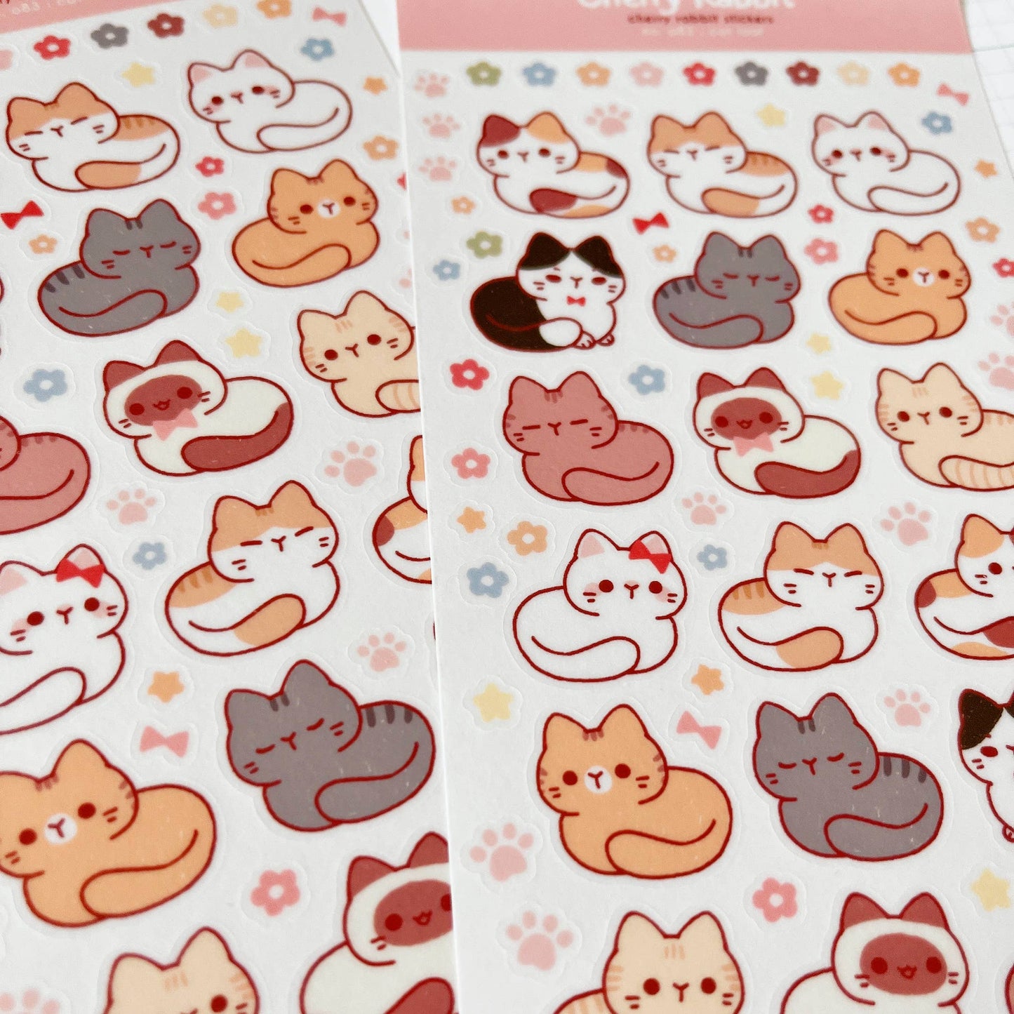Cat Loaf Sticker Sheet no.083
