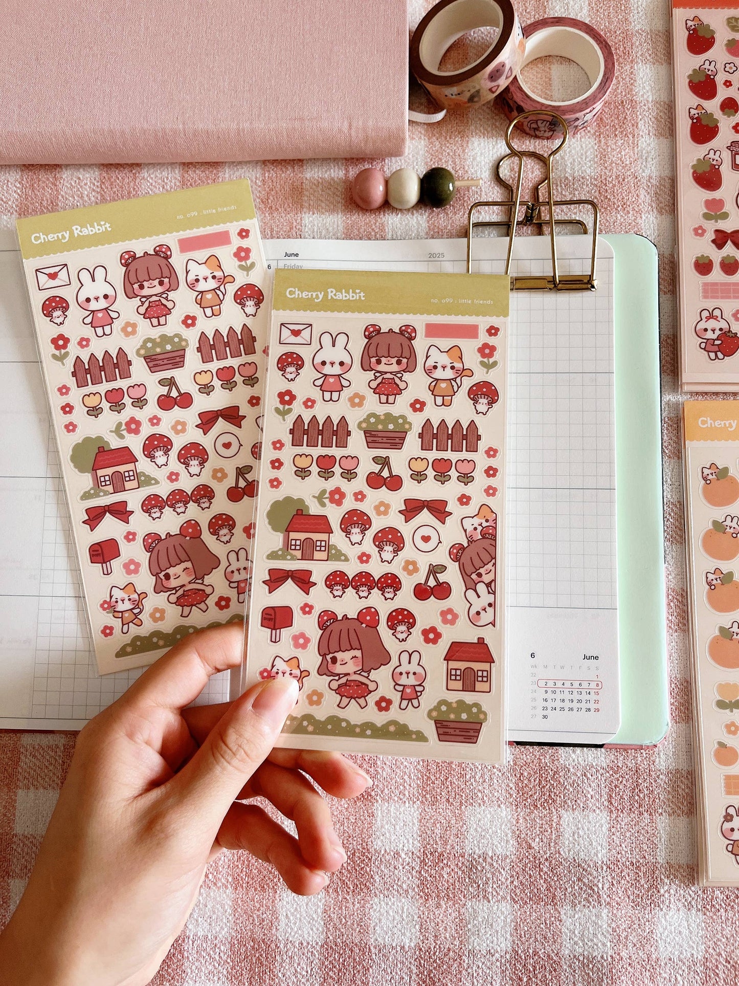 Little Friends Sticker Sheet no.099