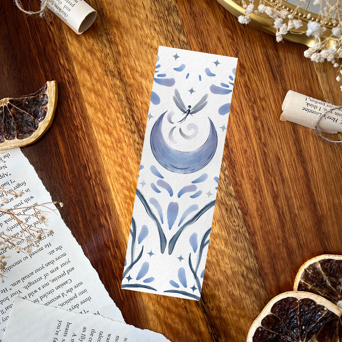 Charlie and Fox - Fantasy double-sided bookmark