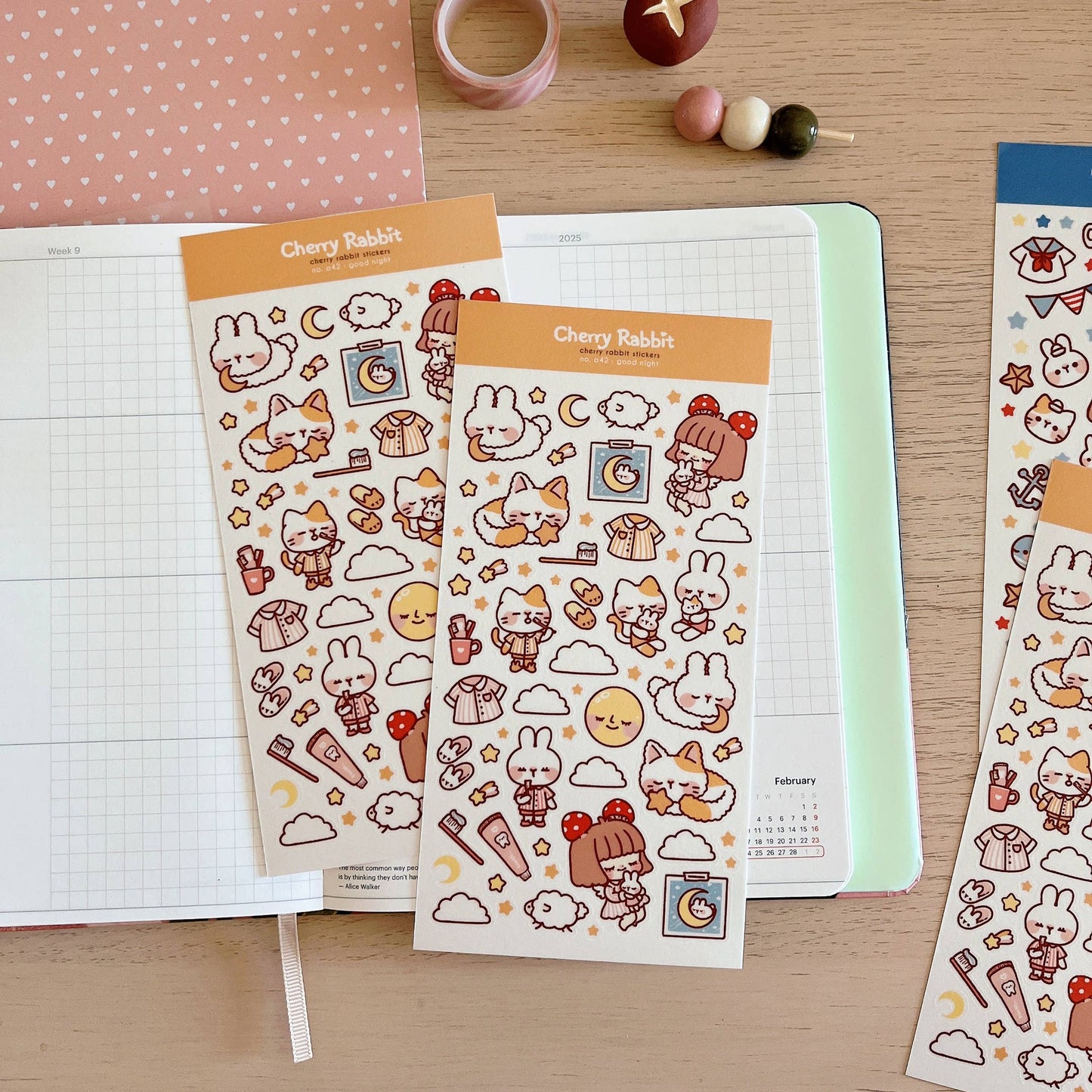Good Night Sticker Sheet no.042