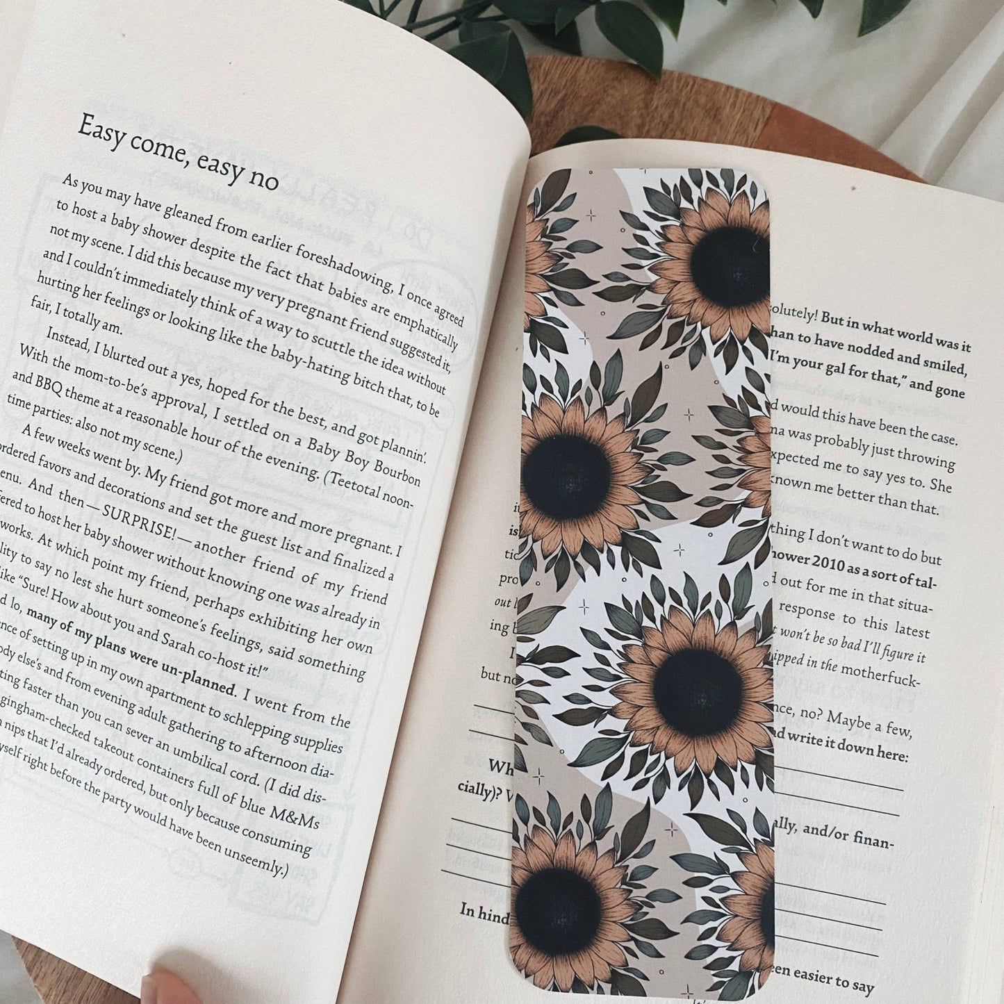 Sunflower Bookmark