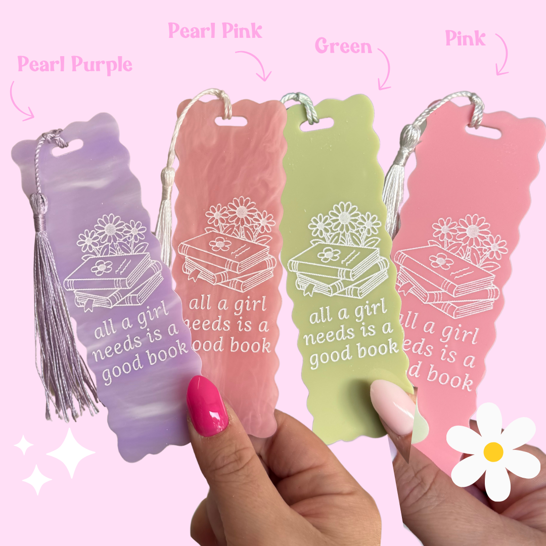Good Book Book Mark: Pearl Pink