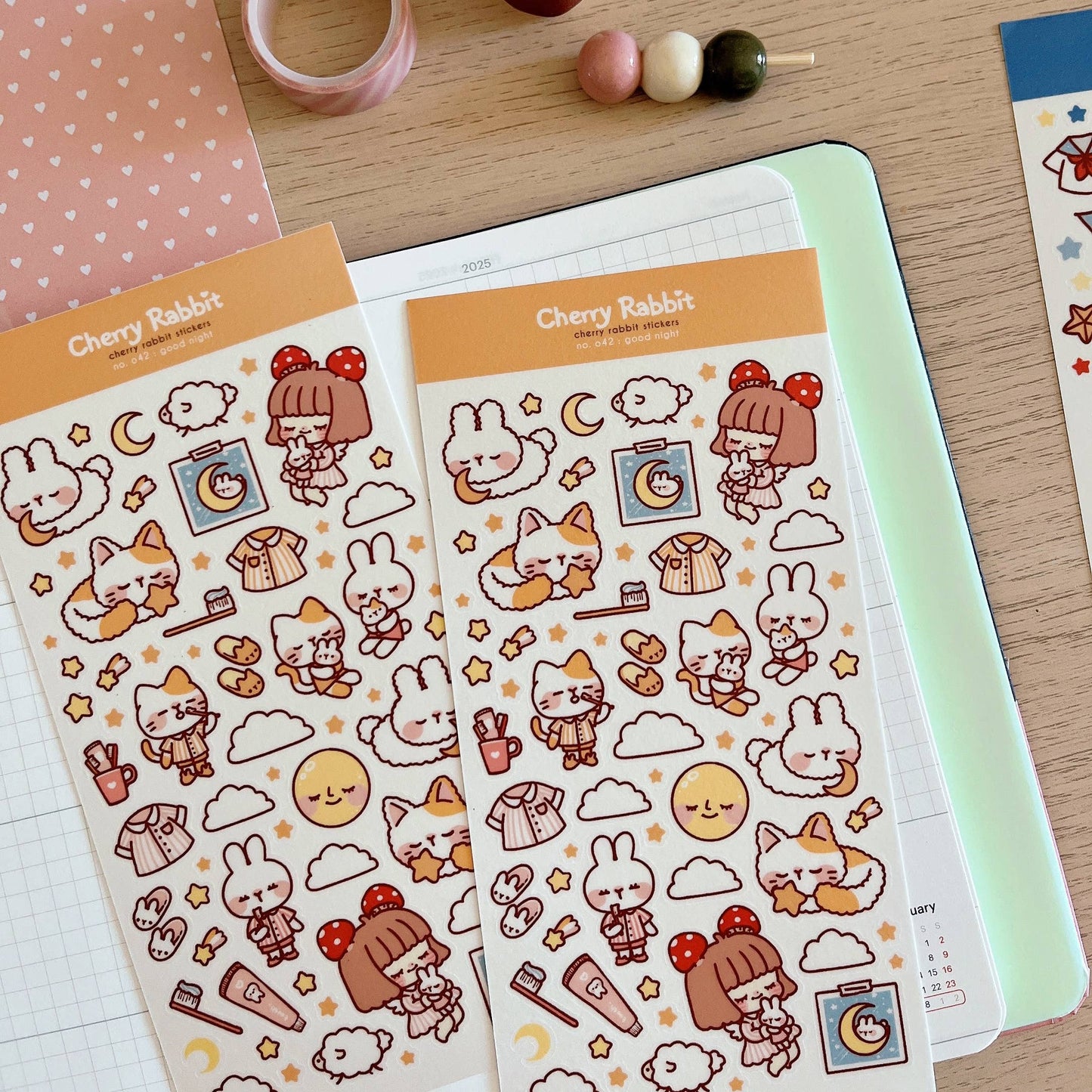 Good Night Sticker Sheet no.042