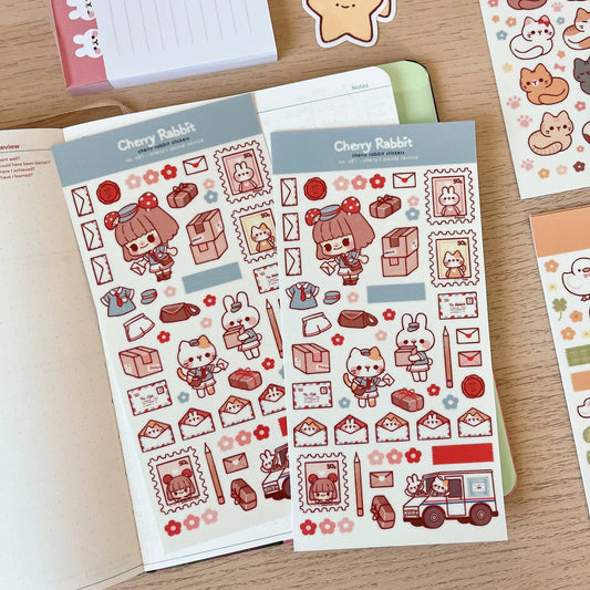 Cherry's Postal Service Sticker Sheet no.081