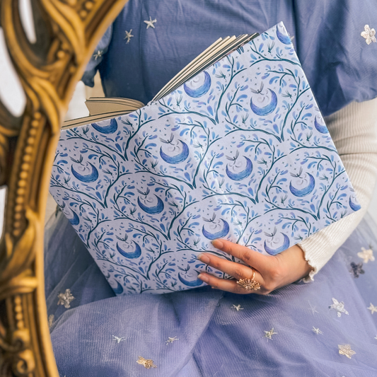 Charlie and Fox - Fairytale fabric dust jacket: M - 9" / 23cm