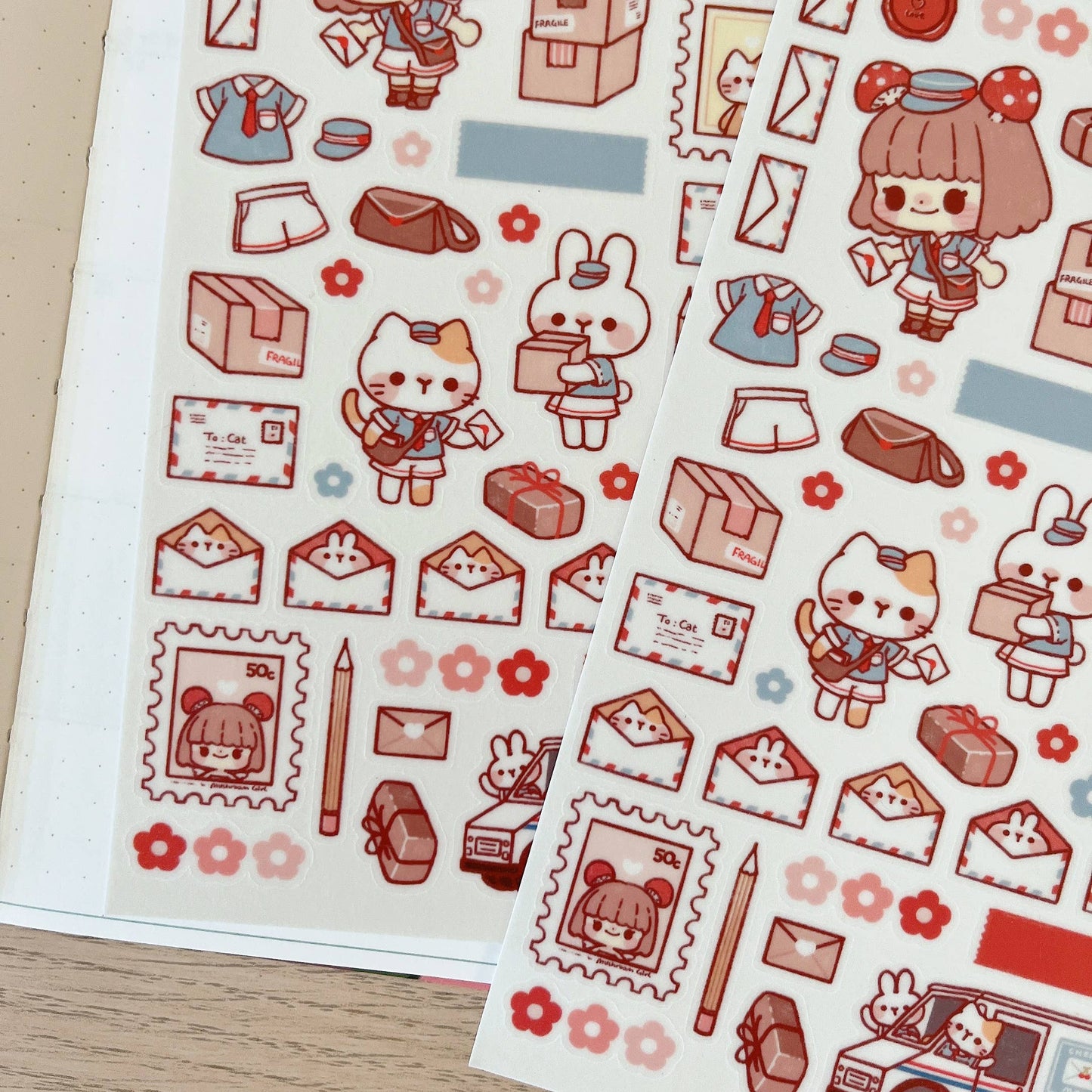 Cherry's Postal Service Sticker Sheet no.081