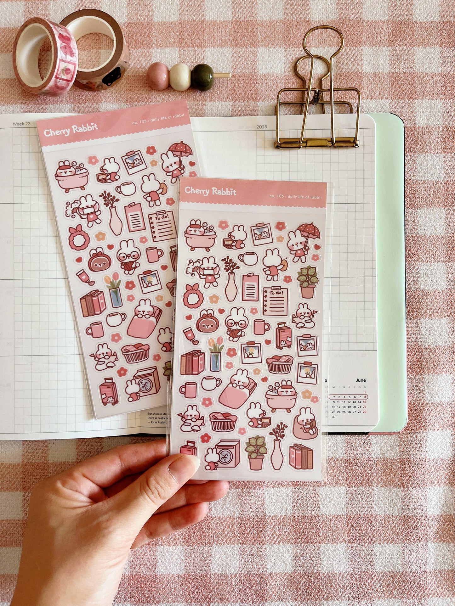 Daily Life of Rabbit Sticker Sheet no.105
