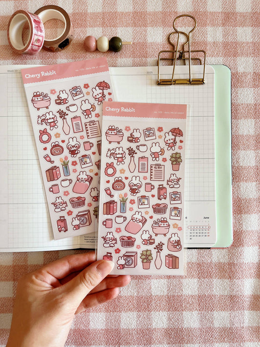 Daily Life of Rabbit Sticker Sheet no.105