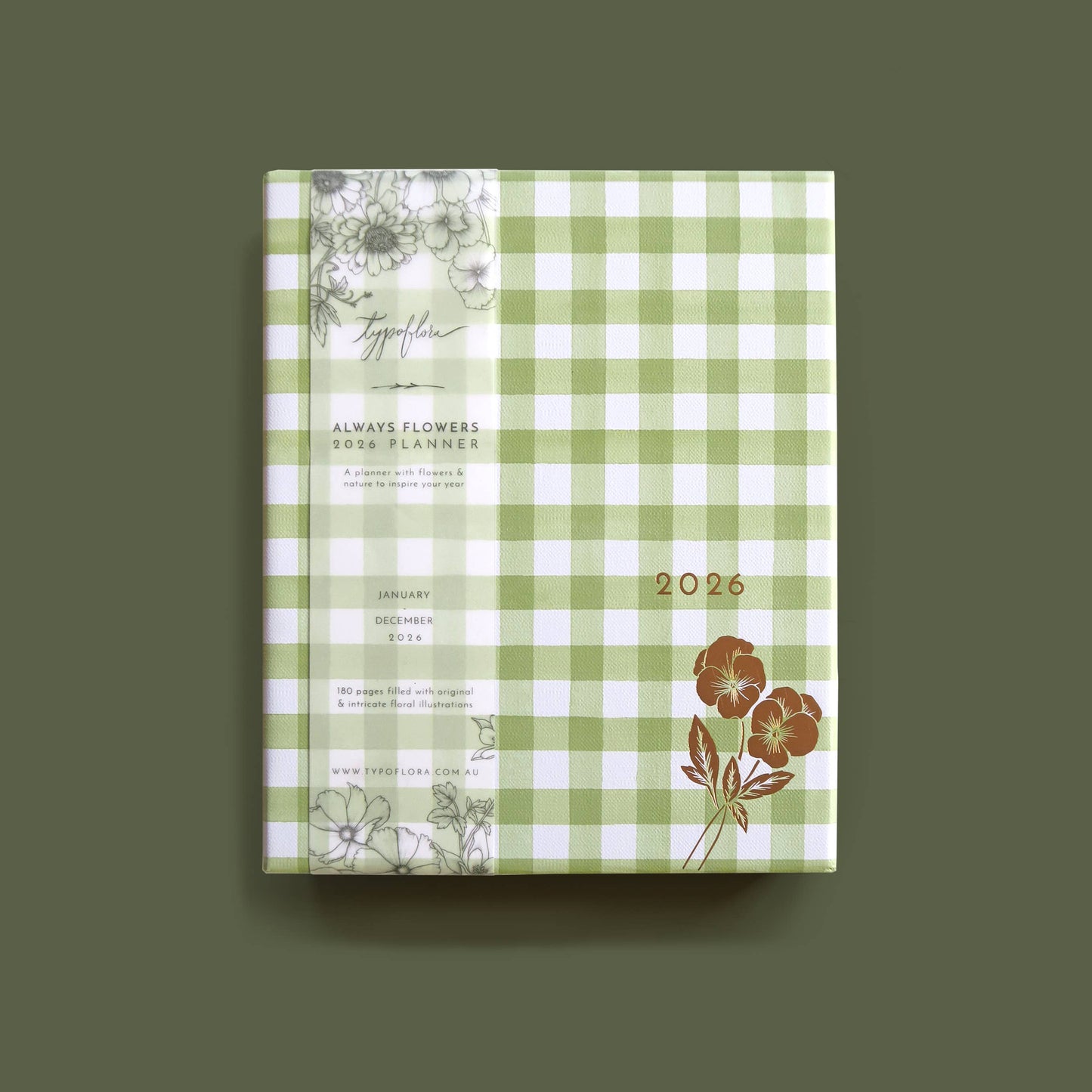 2026 ALWAYS FLOWERS PLANNER | SAGE