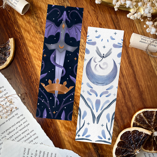 Charlie and Fox - Fantasy double-sided bookmark