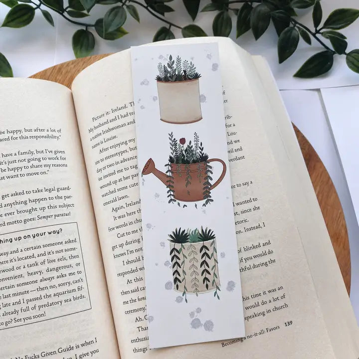 Watering Can Bookmark