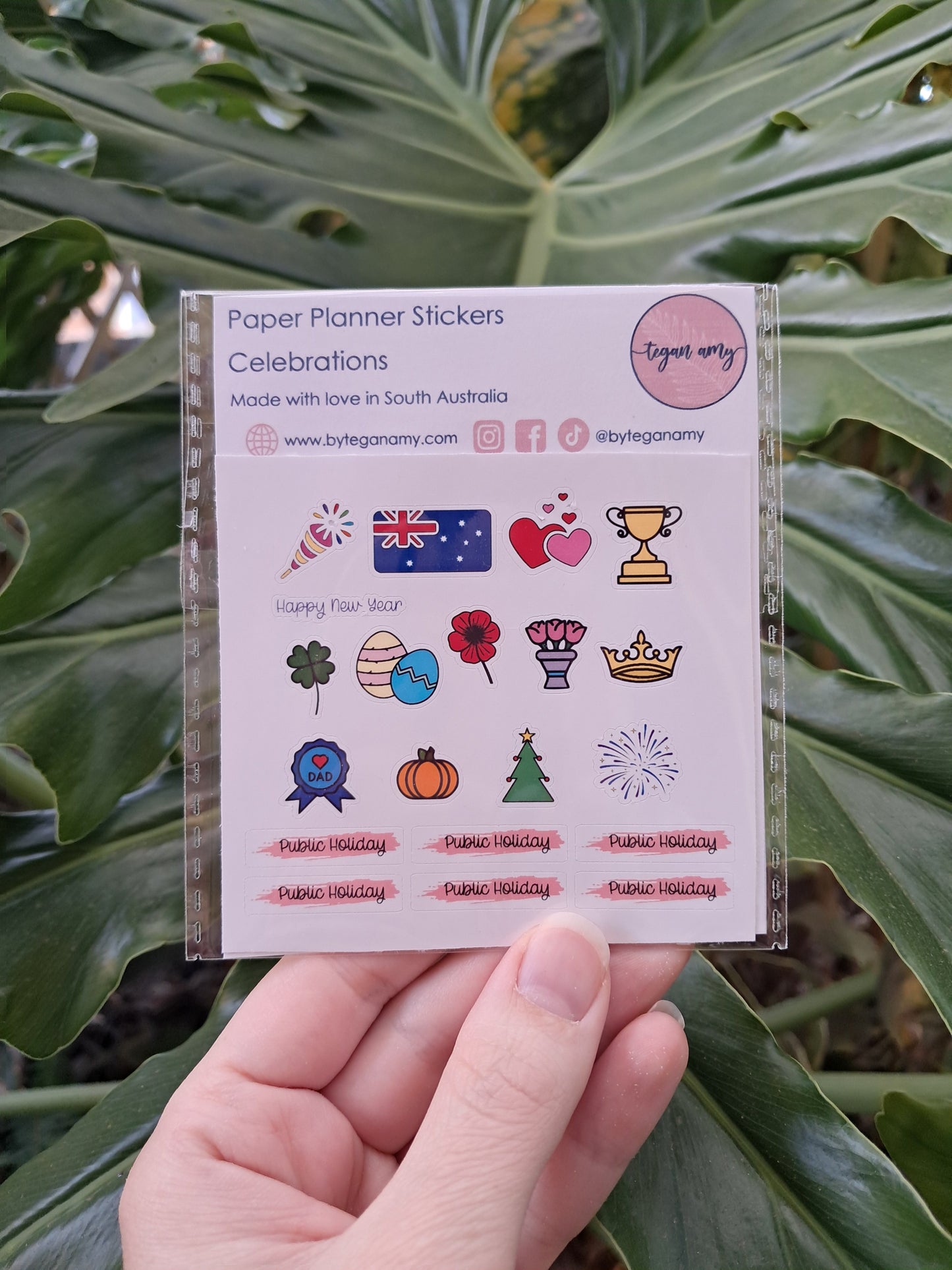Celebrations - Paper Planner Stickers