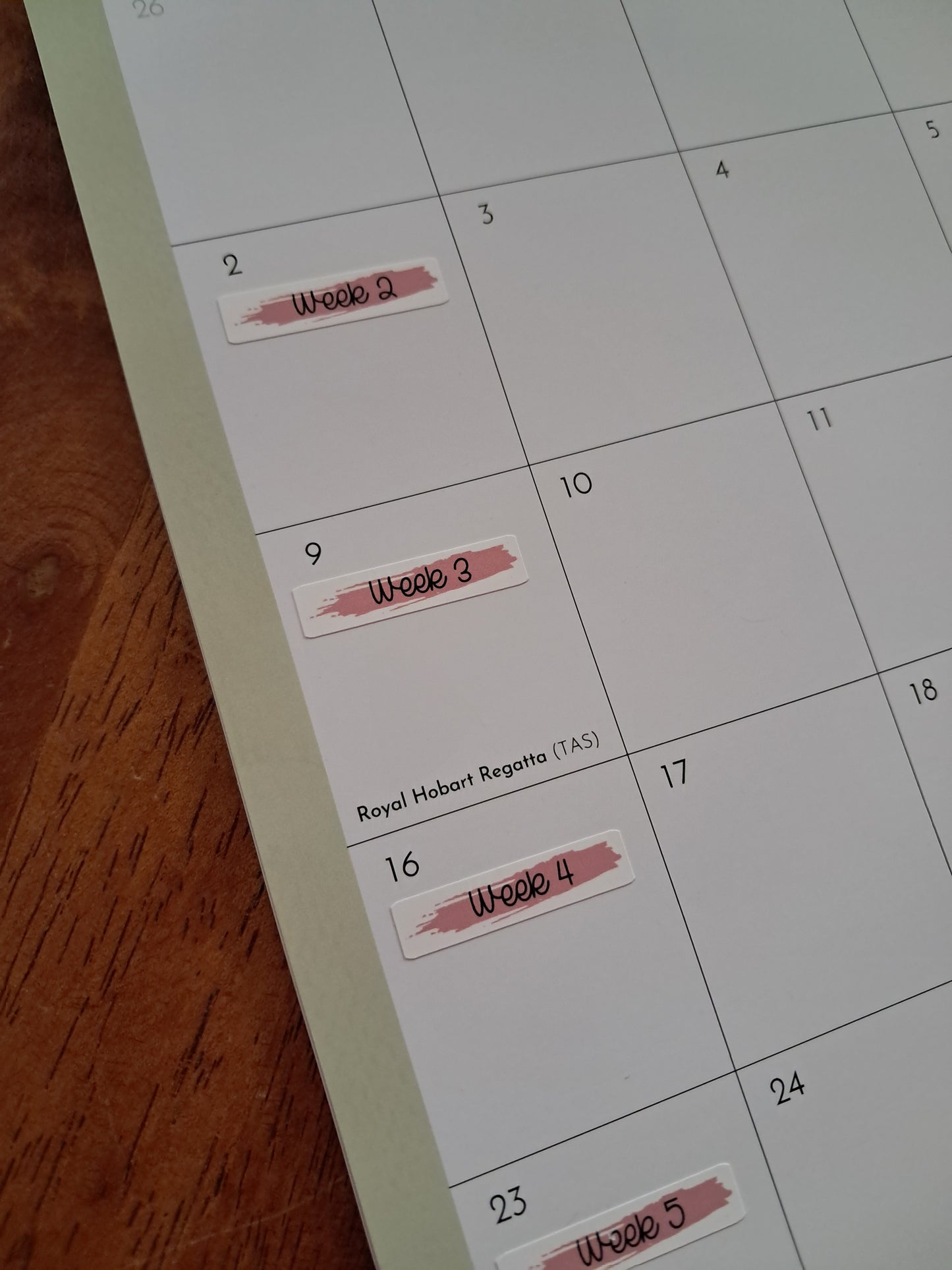 School Term Tracker - Paper Planner Stickers