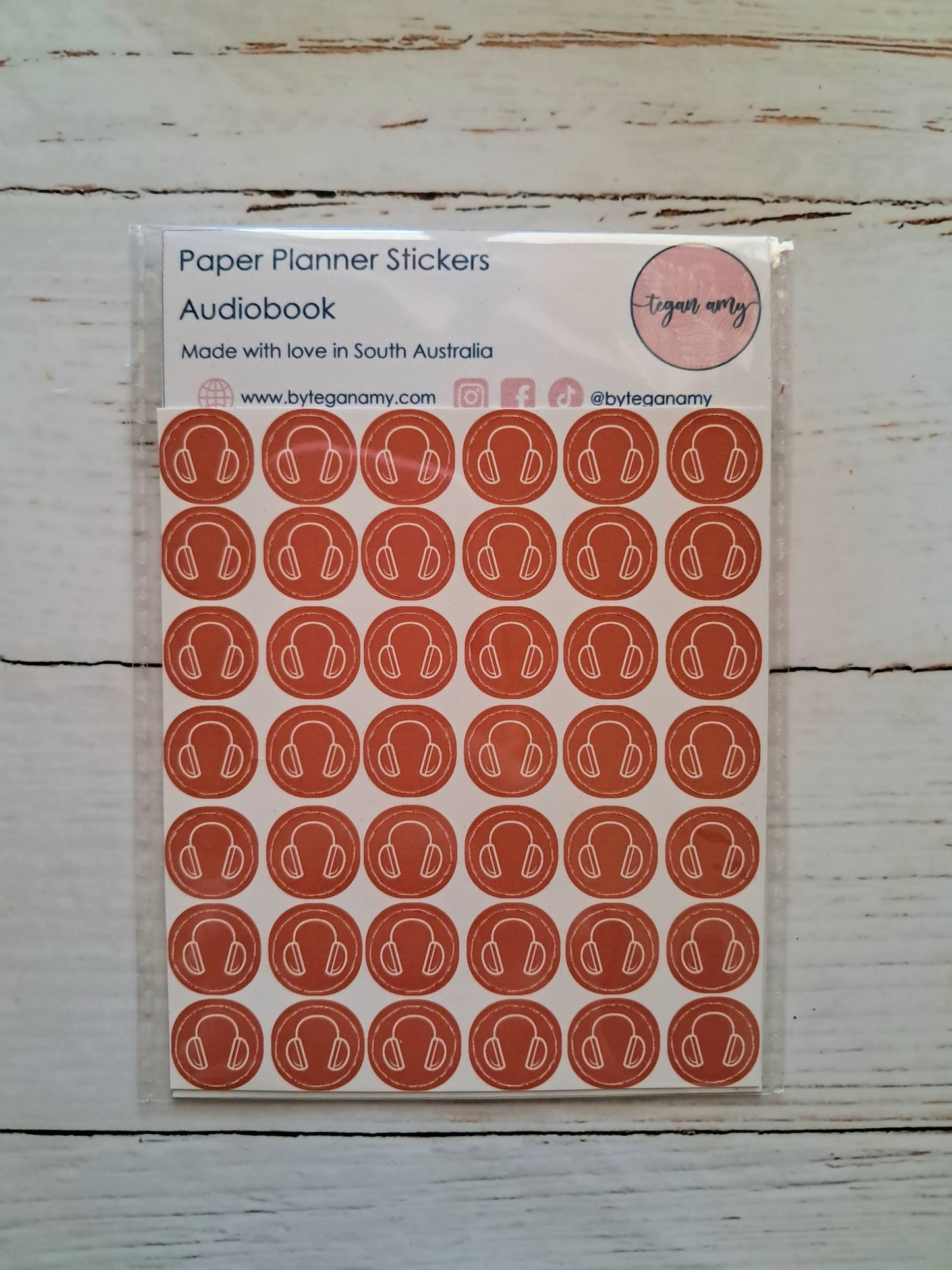 Audio/Audiobook - Paper Planner Stickers