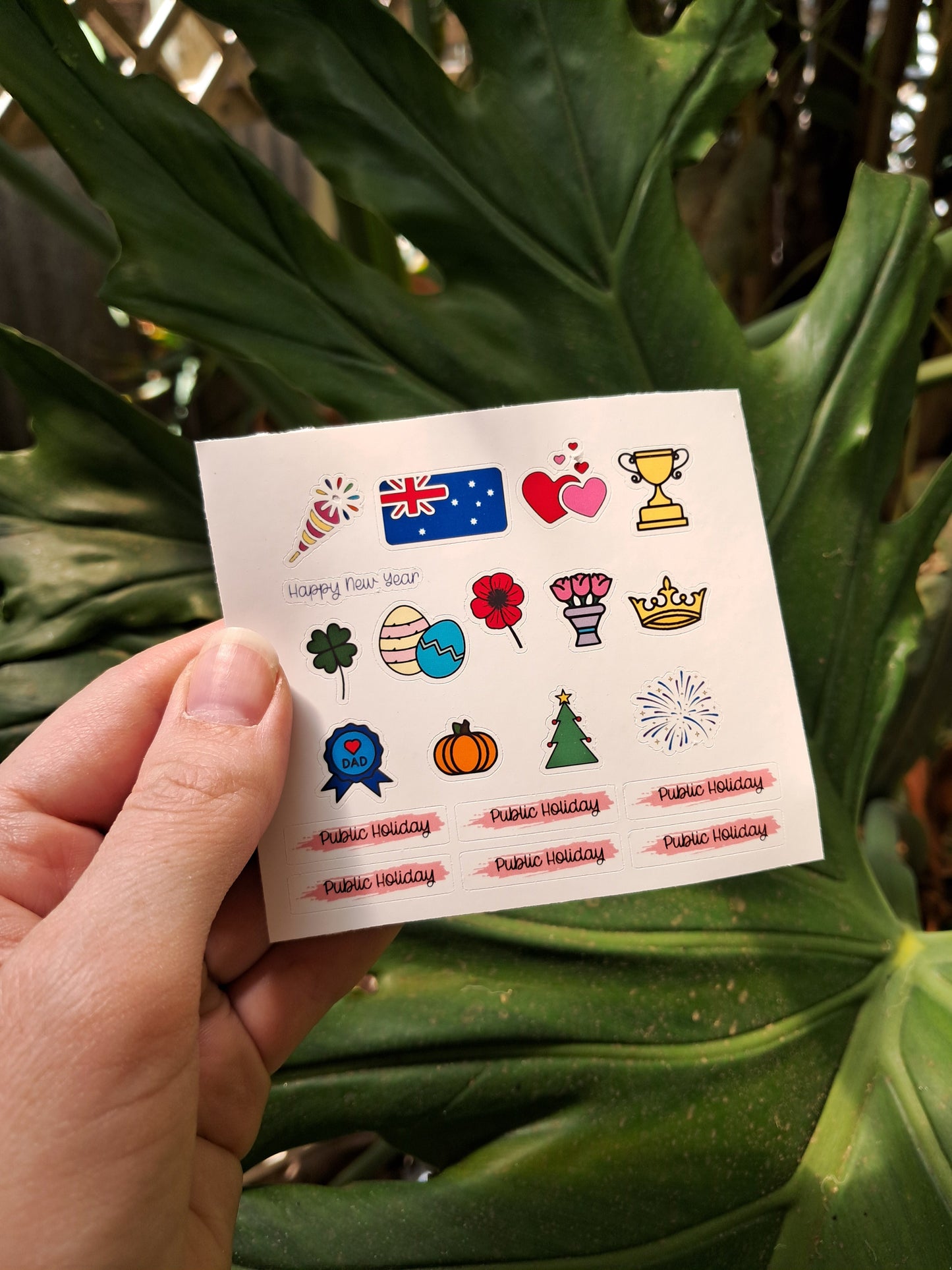 Celebrations - Paper Planner Stickers